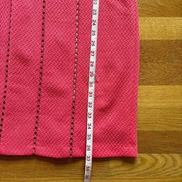 Adrianna Pappel Coral Cap Sleeve Sheath Dress Size 4 - Picture 4 of 10